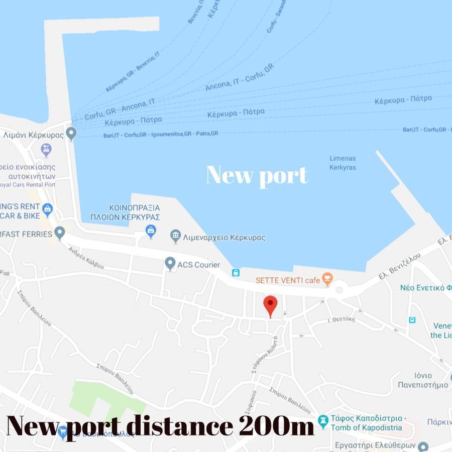Joy New Port Studio Corfu Town 외부 사진